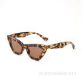 Venta directa de verano retro ojo de gato leopardo moda mujer sombras gafas de sol